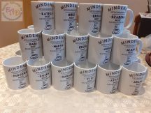 Egyedi fehér bögre a te mintáddal