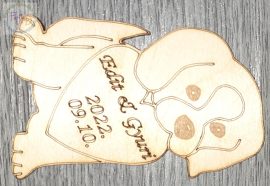 kutzusos szíves köszönő ajándék