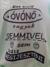 Óvónő póló semmivel sem tudsz megijeszteni