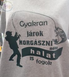 Horgász póló hal